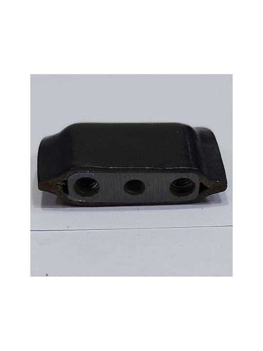 Knob Furniture made of Leather in Black Color 32mm (Center Distance 16mm) 4223-16-DER1 1pcs