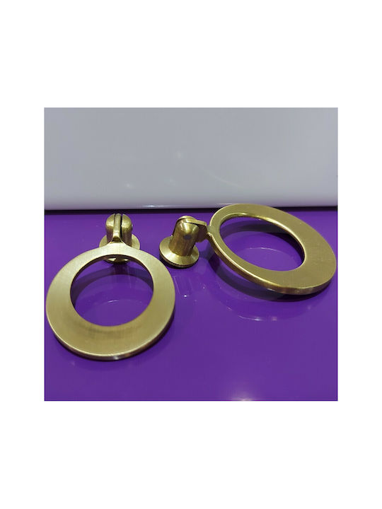 Knob Furniture made of Metallic in Gold Color 10611-ORO1 1pcs