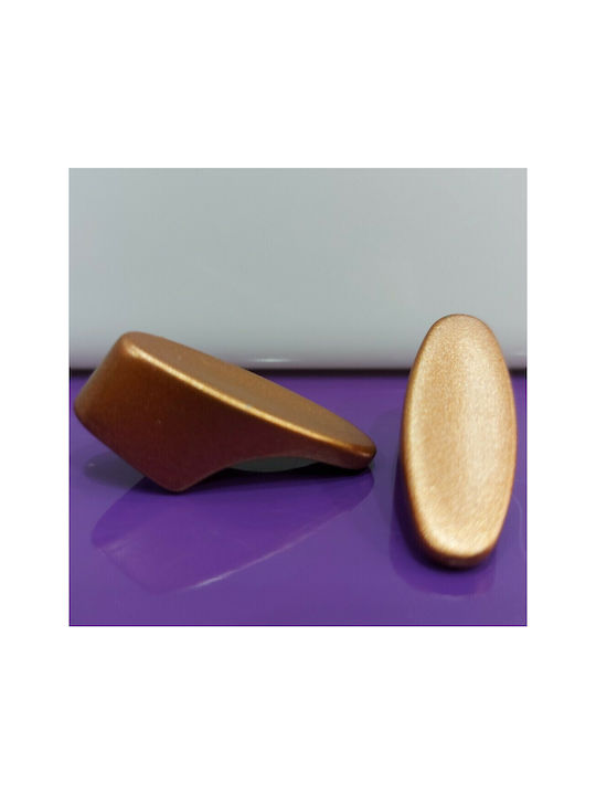 Buton Mobilier din Zamak & Metal în Culoare Cupru 0914-14A1 1buc