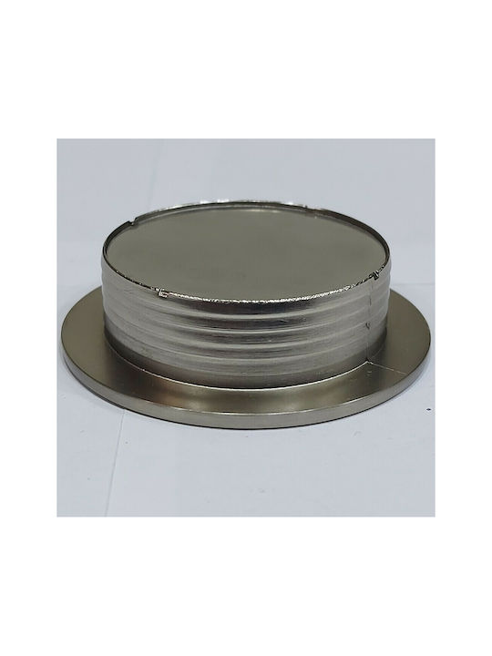Furnipart Buton Mobilier Mânere de mobilier din Metal & Zamak în Culoare Argintiu 7224-00-0G1 1buc