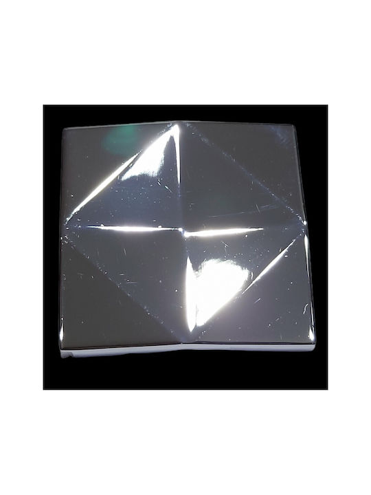 Furnipart Buton Mobilier Mânere de mobilier din Metal & Zamak în Culoare Argintiu 39mm (Distanța între Centre 32mm) 7527-032-INO1 1buc
