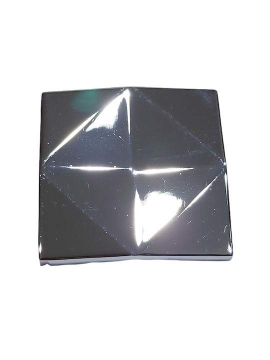 Furnipart Buton Mobilier Mânere de mobilier din Metal & Zamak în Culoare Argintiu 39mm (Distanța între Centre 32mm) 7527-032-INO1 1buc