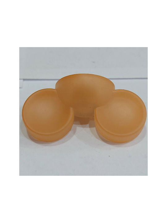 Copii Buton Mobilier din Plastic în Culoare Portocaliu 0815-POR1 1buc