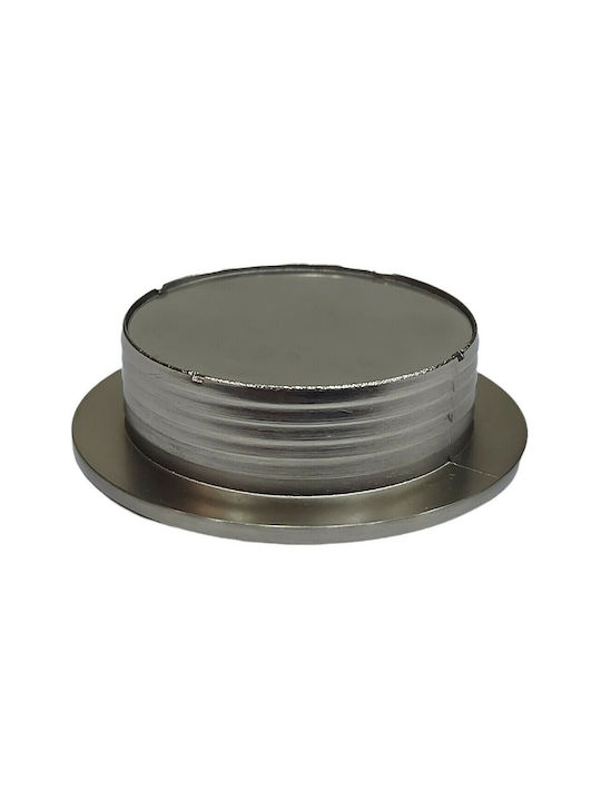 Furnipart Buton Mobilier Mânere de mobilier din Metal & Zamak în Culoare Argintiu 7224-00-0G1 1buc