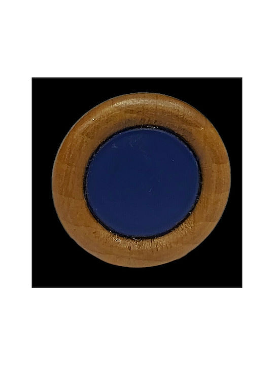 Kids Knob Furniture made of Wooden & Metallic & Zamak in Blue Color 0239-BLE1 1pcs