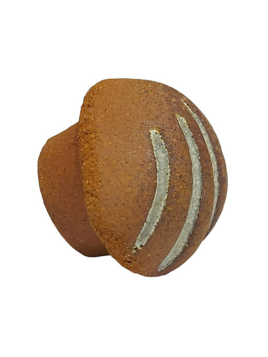 Nesu Knob Furniture made of Ceramic in Brown Color 11178-MAU1 1pcs
