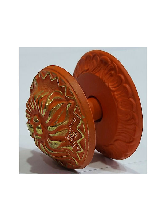 Knob Furniture made of Metallic in Orange Color 11044-BRZ2 1pcs