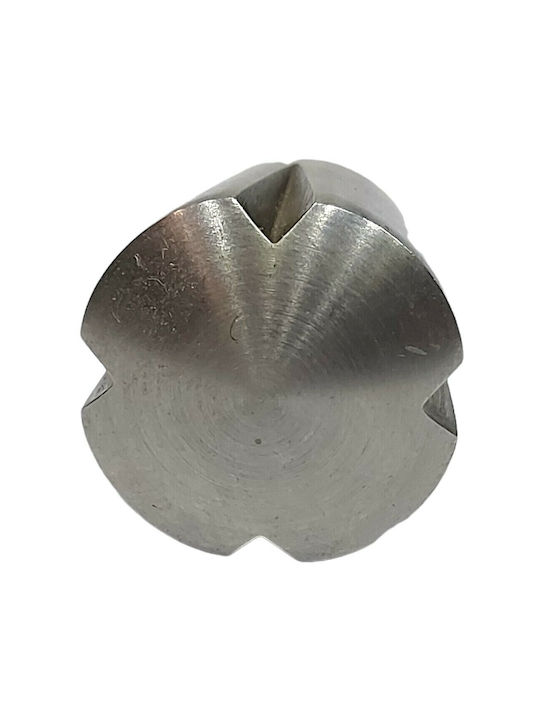 Furnipart Buton Mobilier din Metal & Zamak în Culoare Argintiu 7235-00G1 1buc