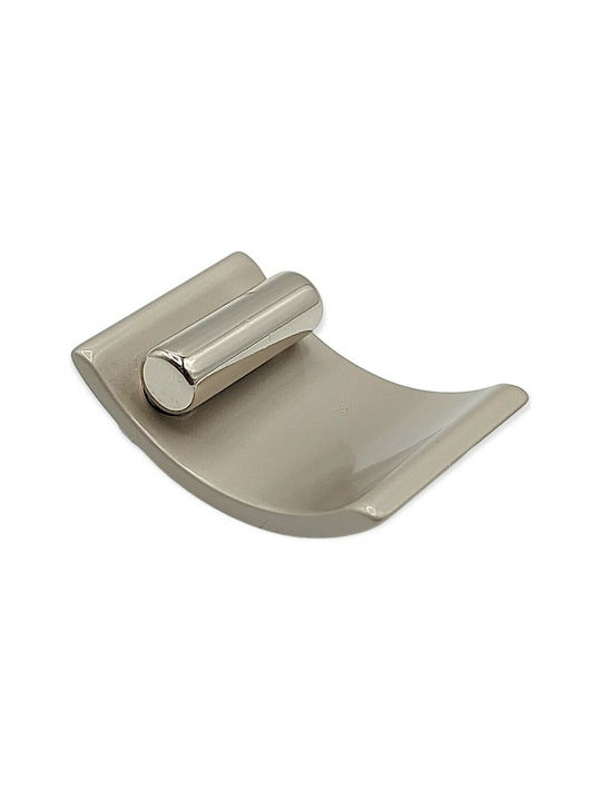 Obispa Handle Furniture made of Metallic & Zamak in Silver Color 43mm (Center Distance 16mm) 0124-016-12B1 1pcs