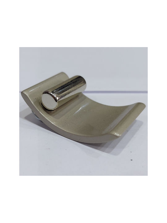 Obispa Handle Furniture made of Metallic & Zamak in Silver Color 43mm (Center Distance 16mm) 0124-016-12B1 1pcs