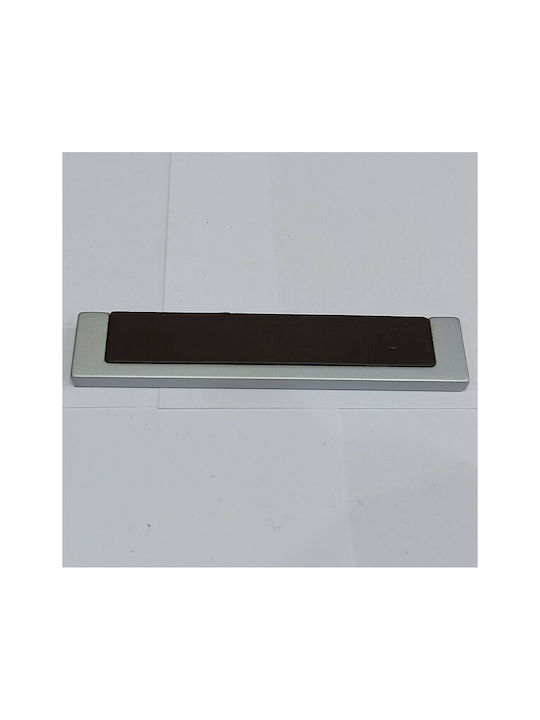 Knob Furniture made of Zamak & Metallic & Leather Dark brown. 105mm (Center Distance 96mm) 1058-10C1 1pcs