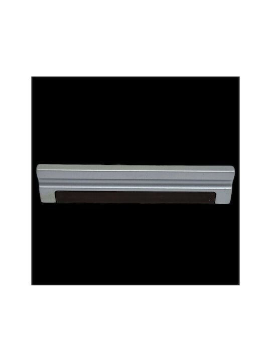 Knob Furniture made of Zamak & Metallic & Leather Dark brown. 105mm (Center Distance 96mm) 1058-10C1 1pcs