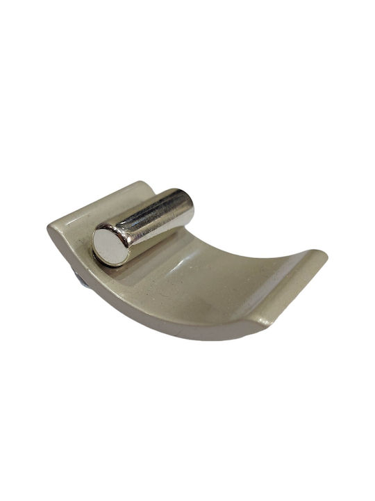 Obispa Handle Furniture made of Metallic & Zamak in Silver Color 43mm (Center Distance 16mm) 0124-016-12B1 1pcs