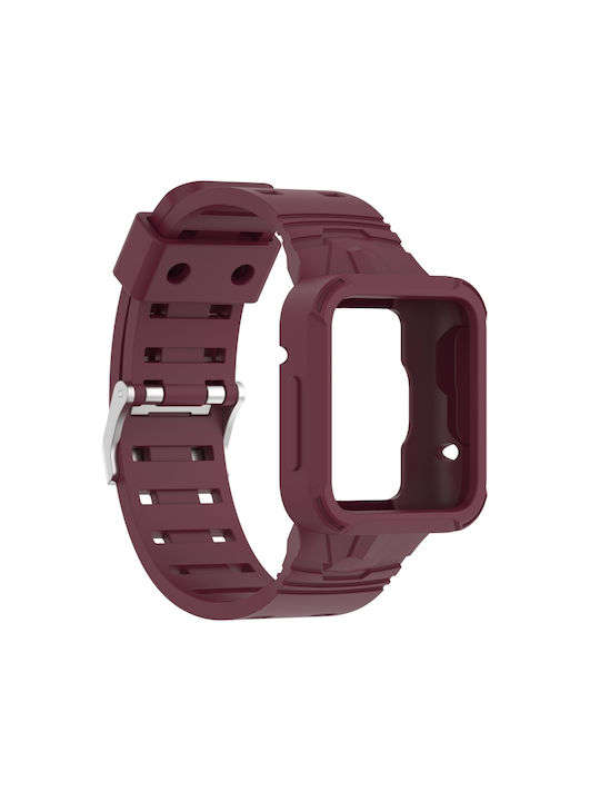 Lite 2/watch Lite Redmi Каишка Силикон Червен (Redmi Watch 2 Lite - Редми часовник 2 ЛайтРеалме Уотч 2)