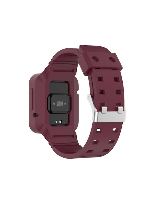 Lite 2/watch Lite Redmi Каишка Силикон Червен (Redmi Watch 2 Lite - Редми часовник 2 ЛайтРеалме Уотч 2)