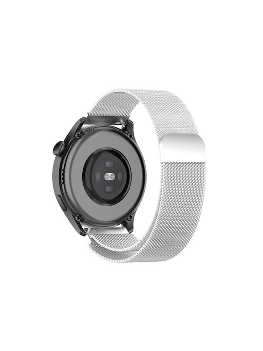 Каишка Неръждаема стомана Сребрист (3Huawei Watch GT2 / GT3 (42mm) / GT3 Pro (43mm))