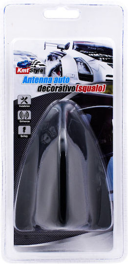 KMT Style Car Antenna Roof Shark for Radio in Black Color