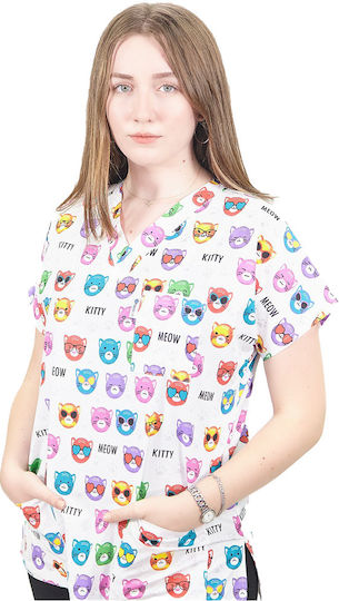 Northcure Unisex Ιατρική Μπλούζα Πολύχρωμη