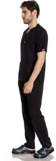 Women's Black Pants & Blouse Set