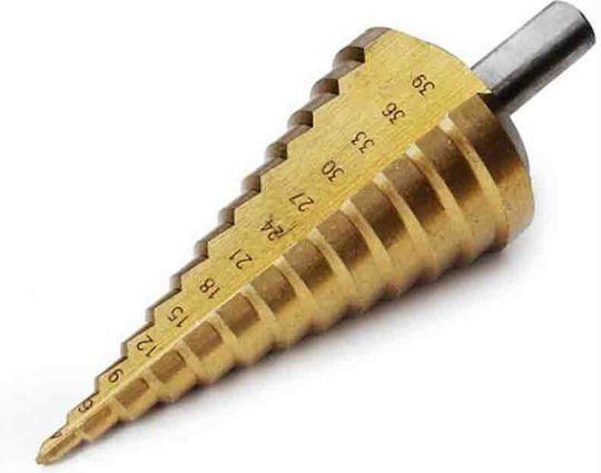 Konischer Bohrer HSS Titan für Metall και Holz 4-39mm
