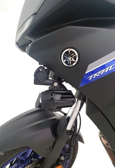 Moto Discovery Bases for Projectors Μοτοσυκλέτας in Black Color 313079