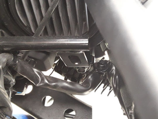 Moto Discovery Bases for Projectors Μοτοσυκλέτας in Black Color 313041.