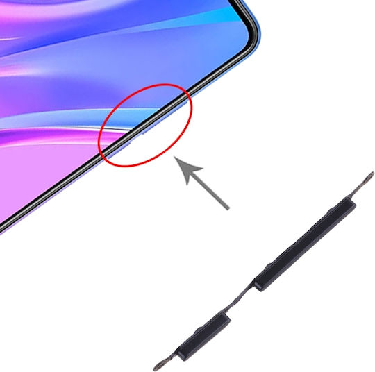Странични ключове Черен за Redmi 9A