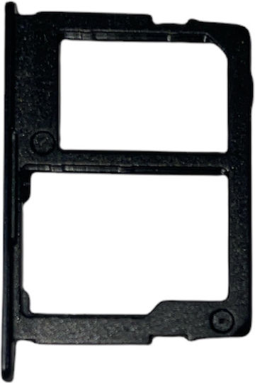Sim Tray Μαύρο για Galaxy A6 2018