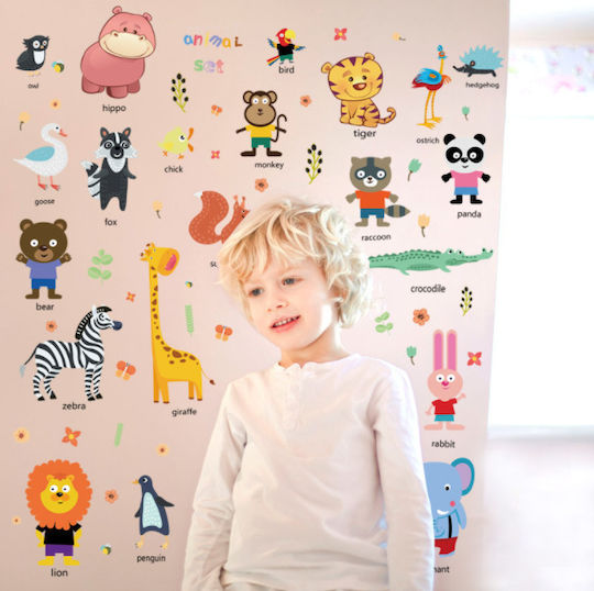Kinder Wandsticker Wand 102x85cm