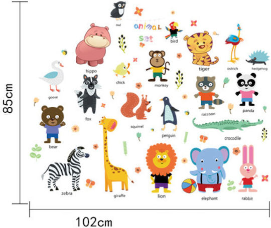 Kinder Wandsticker Wand 102x85cm