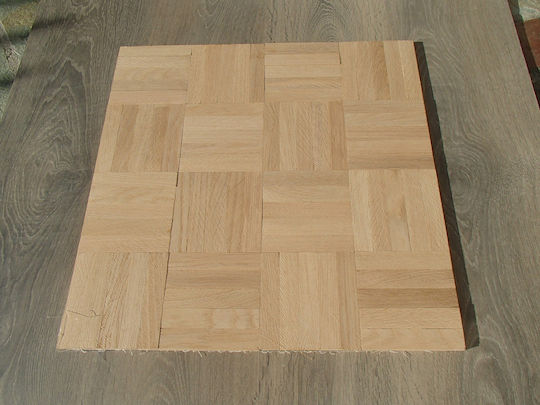 Parkettboden Eiche Extra Mosaik Parquet Mosaic Parkett 9*480*480 Mm