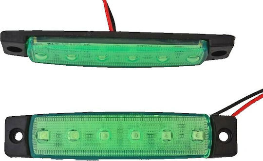 Lumina de Volum a Camionului 12V - Verde L0051G12
