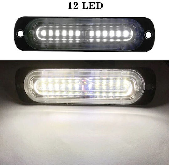 Truck Volume Lights 1pcs 12 / 24V - White 000.230.10190