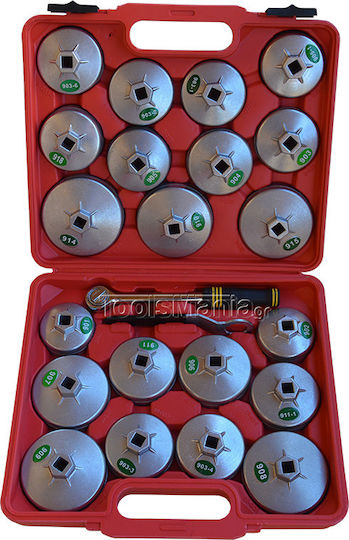 SKS Tools Комплект чаши за маслени филтри 23бр