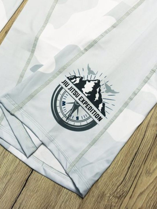 Chosen Ανδρική Μακρυμάνικη Μπλούζα CHRS113 για Jiu-Jitsu Λευκή