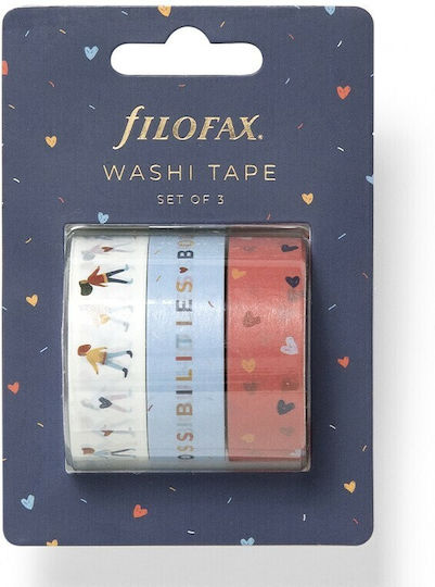 Filofax Bandă Autoadezivă pentru Decor 3buc