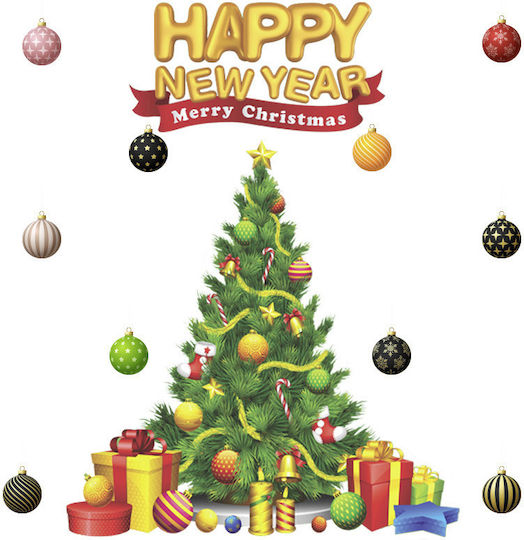 Sticker Display Decorative Christmas 60x90cm 458542 1pcs