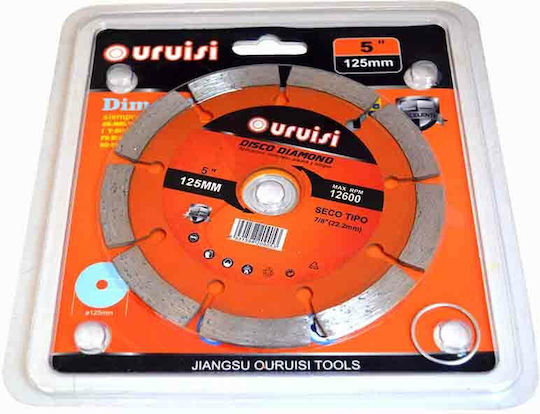 Uruisi Star Cutting Disc Construction Materials Hole Diameter 125mm 1pcs