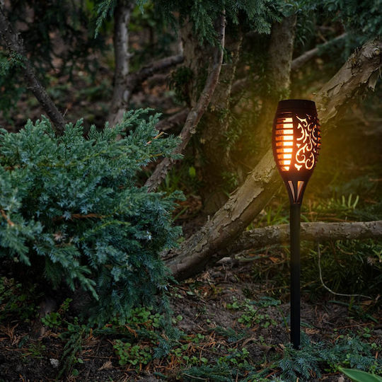 Solar Lamps Garden Torches Set 4 Lămpi Solare de Grădină Felinare cu Alb Cald Lumină