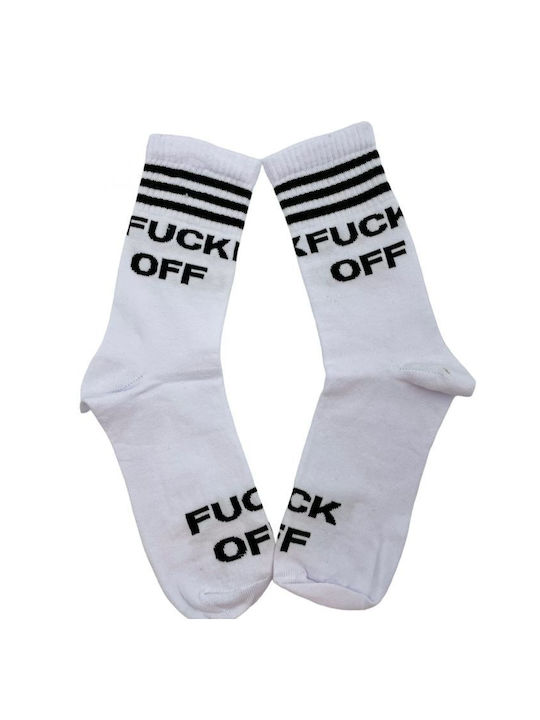 Step Shop Unisex Socks White