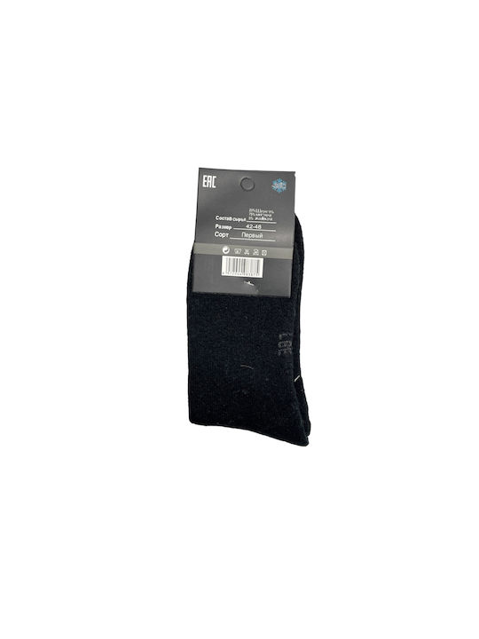 Coco&Hana Herren Gemusterte Socken Schwarz 1Pack