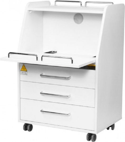 Beauty Roll Hair Salon Maintenance Cart with 3 Drawers 55x40x82cm