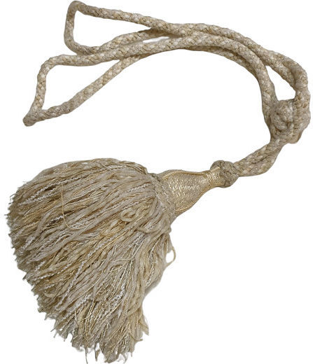 Tie-Back Rope made of Fabric Gold 1pcs