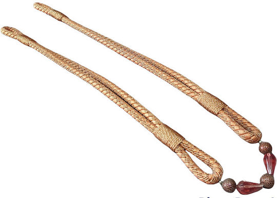 Tie-Back Rope made of Fabric Beige 1pcs