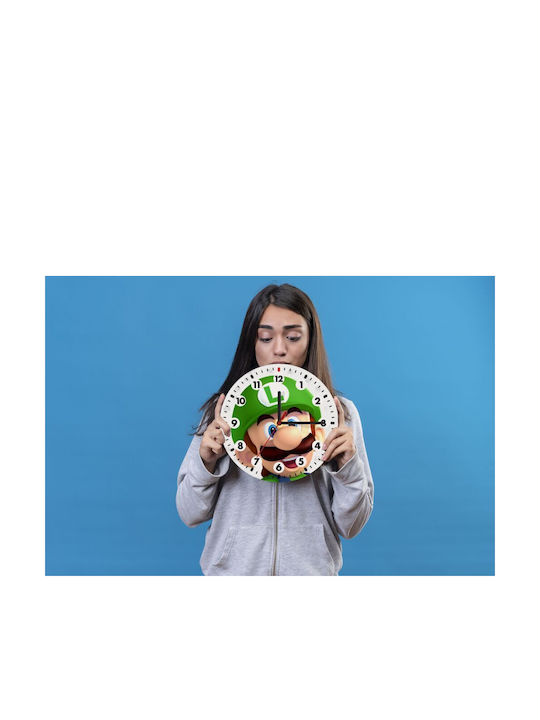 Koupakoupa Kinder Wanduhren Gaming Hölzernes 19cm
