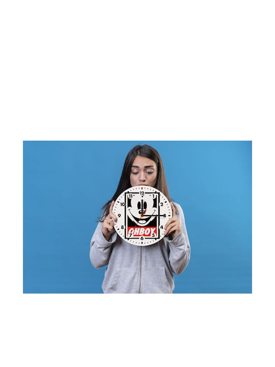 Koupakoupa Ceas de Perete pentru Copii Mickey Lemn 19εκ.