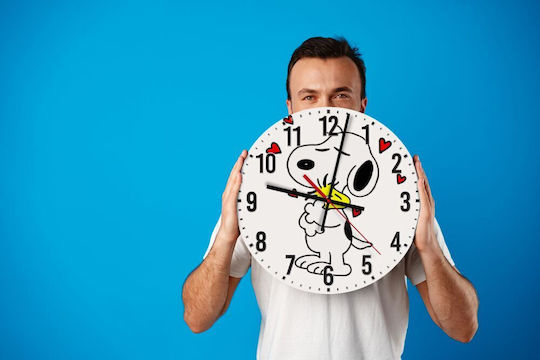 Koupakoupa Kinder Wanduhr Tiere Hölzernes 30εκ.