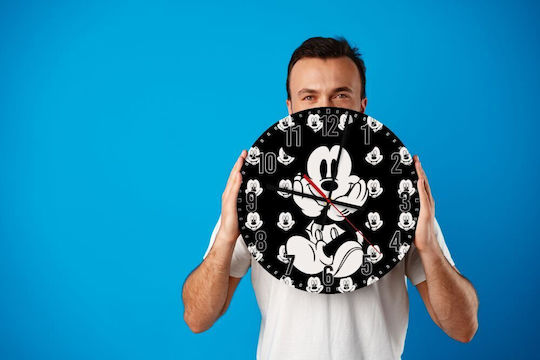 Koupakoupa Детски стенен часовник Mickey Дърво 30εκ.