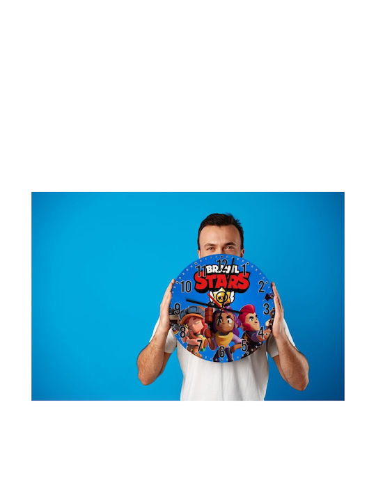 Koupakoupa Kinder Wanduhren Gaming Hölzernes 30cm