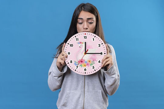 Koupakoupa Kinder Wanduhr Tiere Hölzernes 19εκ.